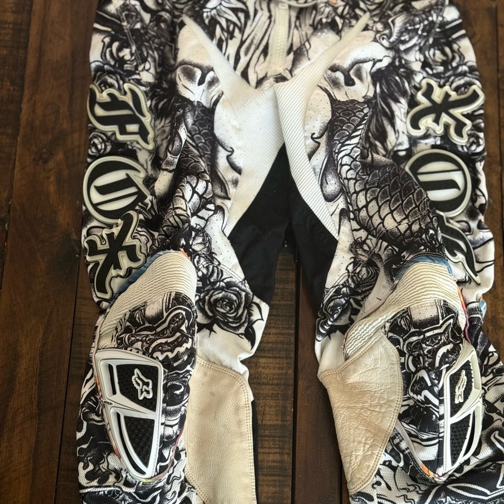 Fox Multicolor Graphic Motorcycle Pants